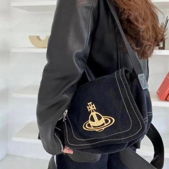 Vivienne Westwood Handbags - VIVIENNE WEST WOOD CANVAS BAG